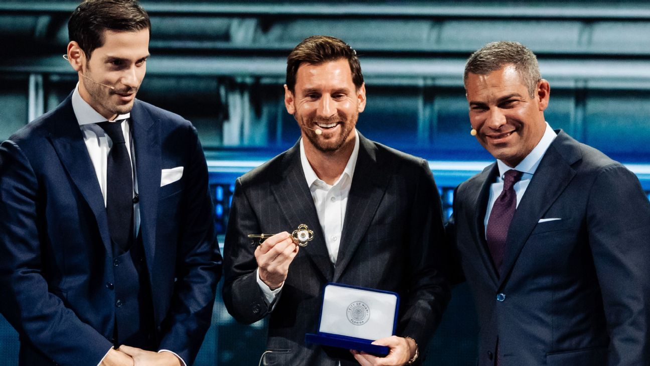 Lionel Messi recibió la llave de la ciudad de Miami durante el America Business Forum – FM Impacto
