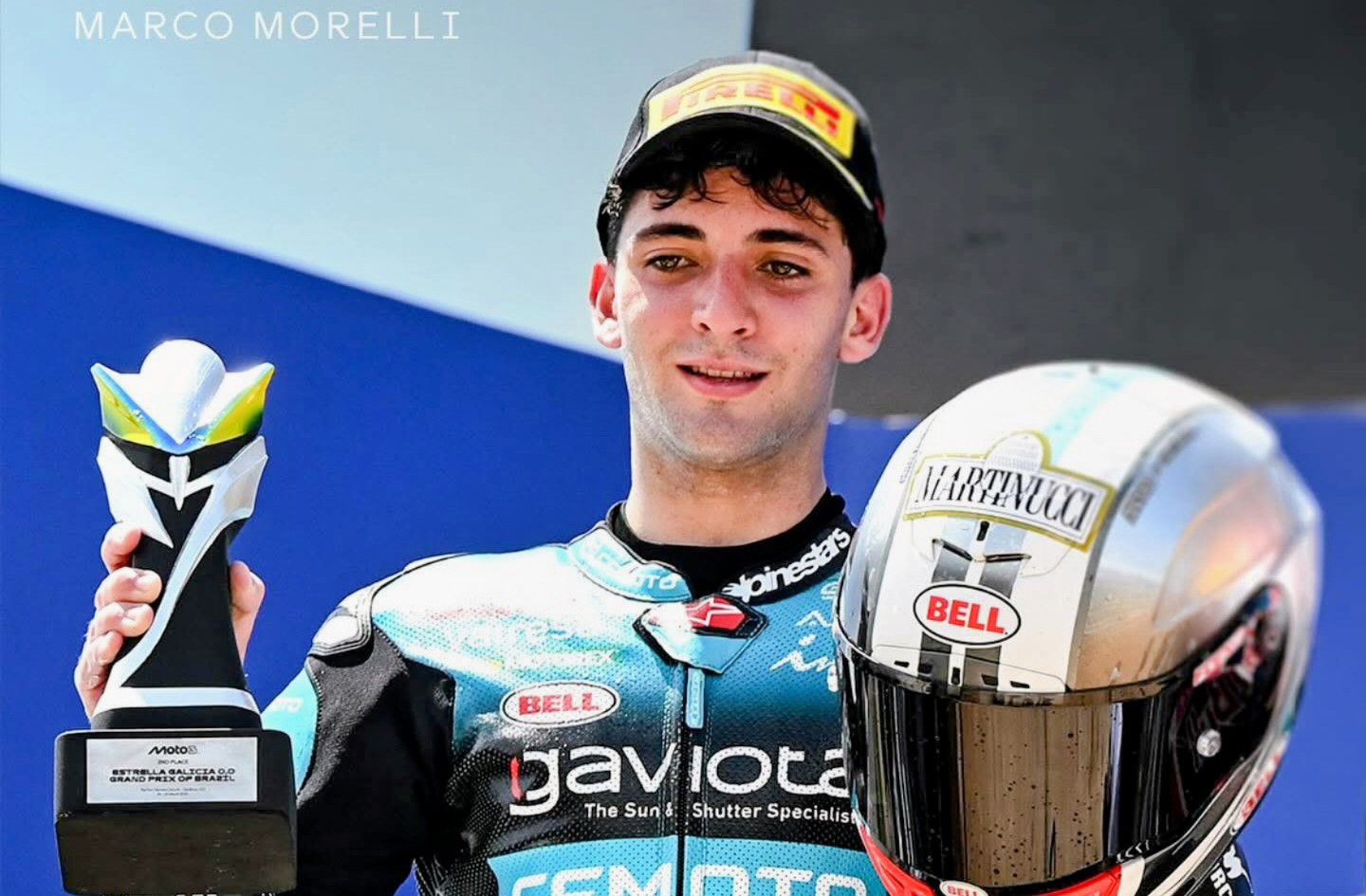 El argentino Marco Morelli logró su primer podio en Moto3: su fantástica maniobra para superar a cuatro rivales – FM Impacto